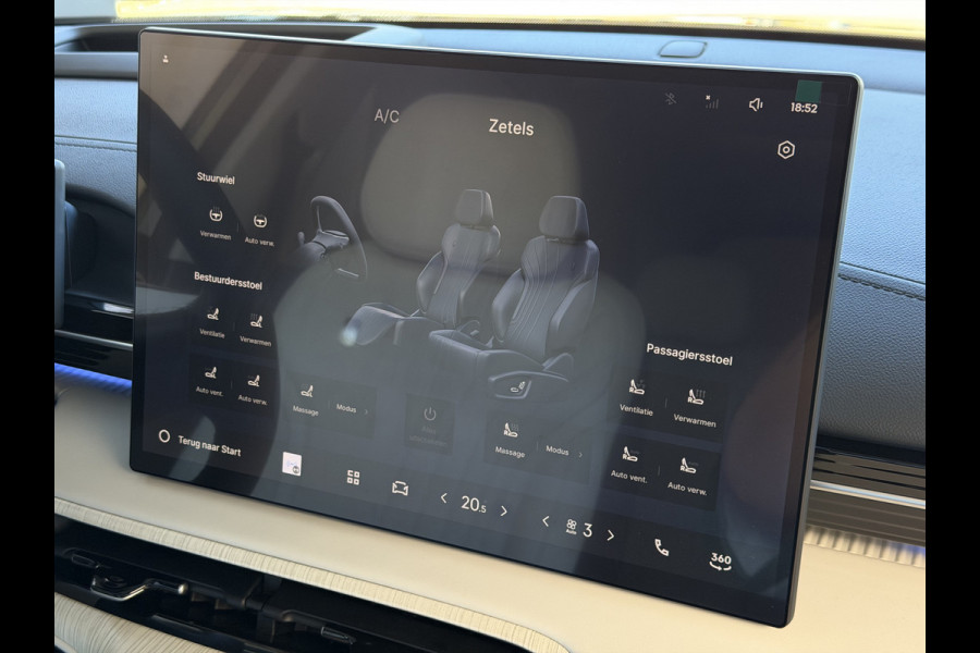 GEELY E5 Max+ 68 kWh | 475KM Bereik Speciaal Wit Leer Topuitvoering | Panoramadak | Elektr. Achterklep | 360° Camera | 8 Jaar Garantie Geely Wijchen