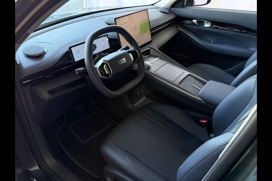 GEELY E5 Pro+ 68KW | Geventileerde & Verwarmde Stoelen | Moss Green | Warmtepomp | 360° Camera | 475 km WLTP