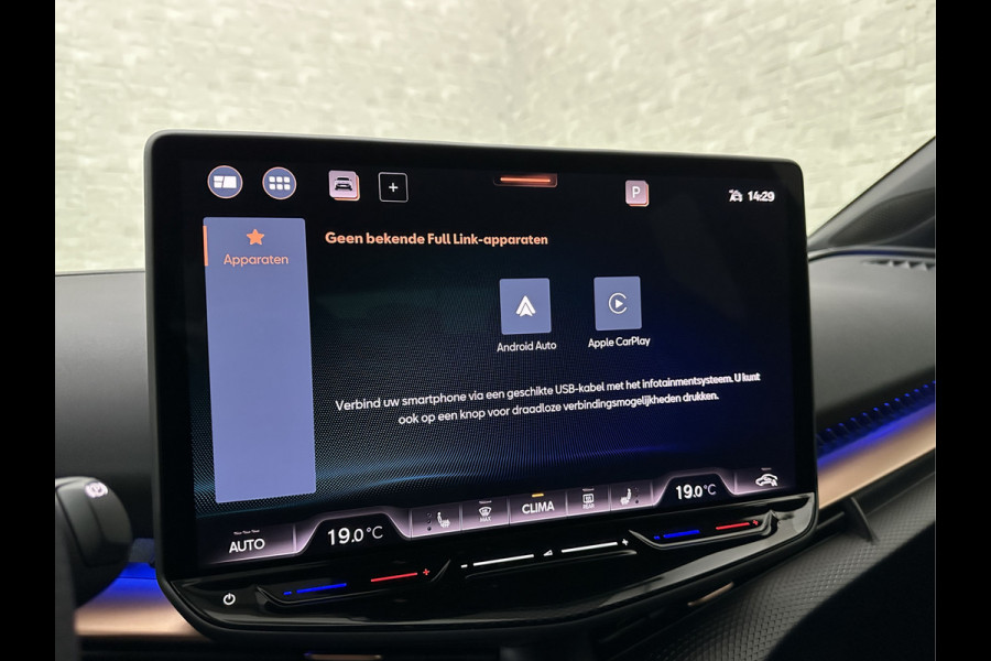CUPRA Tavascan 286pk 77 kWh | Nieuw! | Winter-Pack | Warmtepomp | Verlengde Fabrieksgarantie | 7x Op Voorraad | Adaptive Cruise Control | 3-Zone Clima | Verwarmde Voorruit | Keyless-Entry | Sfeerverlichting | Stoelverwarming | Carplay | Stuurverwarming | Getint Glas | 19 inch | Lane-Assist | Camera | Draadloos Laden |