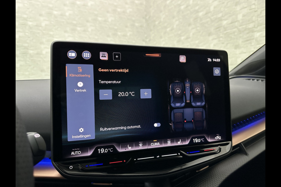 CUPRA Tavascan 286pk 77 kWh | Nieuw! | Winter-Pack | Warmtepomp | Verlengde Fabrieksgarantie | 7x Op Voorraad | Adaptive Cruise Control | 3-Zone Clima | Verwarmde Voorruit | Keyless-Entry | Sfeerverlichting | Stoelverwarming | Carplay | Stuurverwarming | Getint Glas | 19 inch | Lane-Assist | Camera | Draadloos Laden |