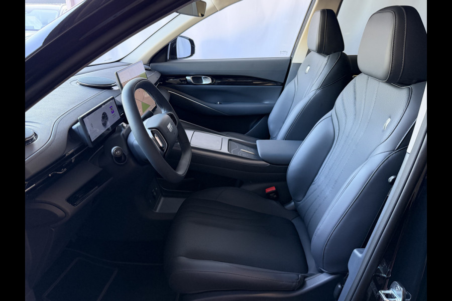 GEELY E5 Pro+ 68 kWh | LONG RANGE 475 Km wltp | 8 Jaar Garantie | Verwarmde & Gekoelde Stoelen | 360° View | Warmtepomp | Leder | Blindsp