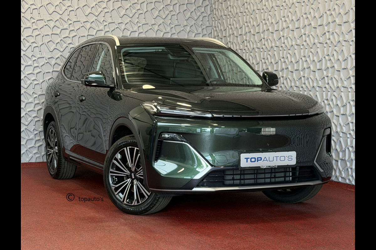 GEELY Starray EM-i MAX+ PHEV LONG RANGE NIEUWE AUTO | 29,8 kWh ACCU | 136 KM WLTP | PANORAMADAK | STOELVERWARMING/KOELING | LEER | MET MASSAGE