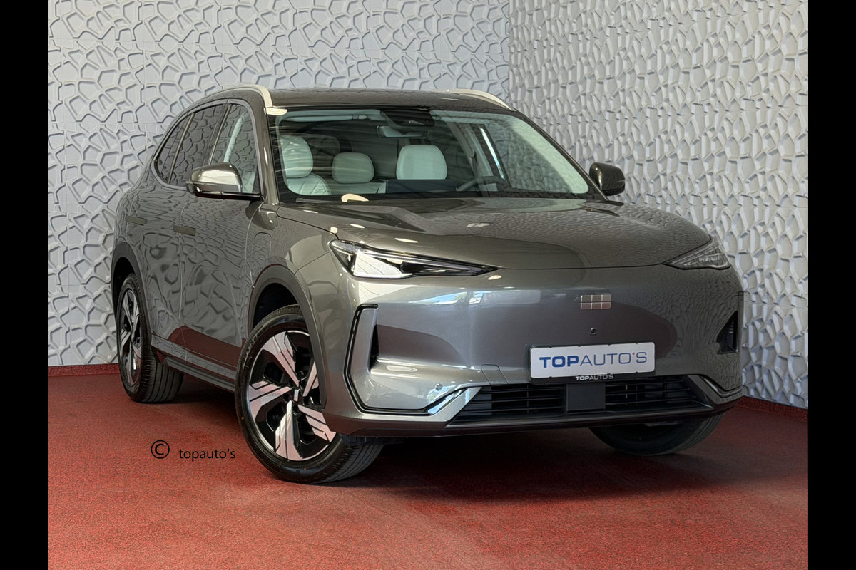 GEELY E5 Max+ 68 kWh | 475KM Bereik Speciaal Wit Leer Topuitvoering | Panoramadak | Elektr. Achterklep | 360° Camera | 8 Jaar Garantie