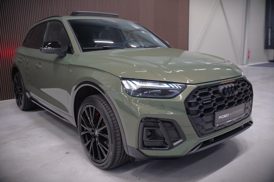 Audi Q5 50 TFSI e S edition Competition S-Line | Panoramadak | Stoelverwarming | Keyless | Matrix LED | Camera | Apple Carplay | Navigatie | Cruise Control | Ambiance Verlichting | SOH 100%