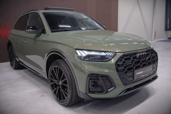 Audi Q5 50 TFSI e S edition Competition S-Line | Panoramadak | Stoelverwarming | Keyless | Matrix LED | Camera | Apple Carplay | Navigatie | Cruise Control | Ambiance Verlichting | SOH 100%