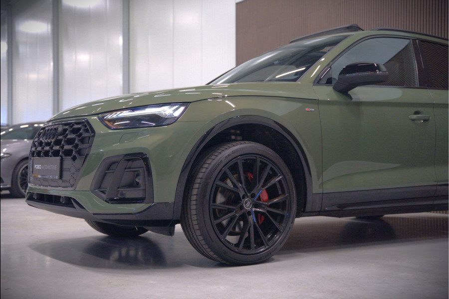 Audi Q5 50 TFSI e S edition Competition S-Line | Panoramadak | Stoelverwarming | Keyless | Matrix LED | Camera | Apple Carplay | Navigatie | Cruise Control | Ambiance Verlichting | SOH 100%