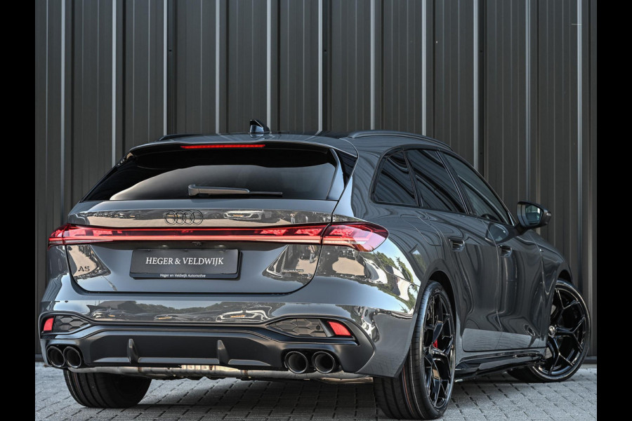 Audi A5 Avant 2.0 e-hybrid quattro S edition Competition | Nimbus grey | 367pk | S-Seats | Panoramadak | B&O Sound | Head-Up | 360 Camera | Adaptive Cruise | Trekhaak | Passagiers display |