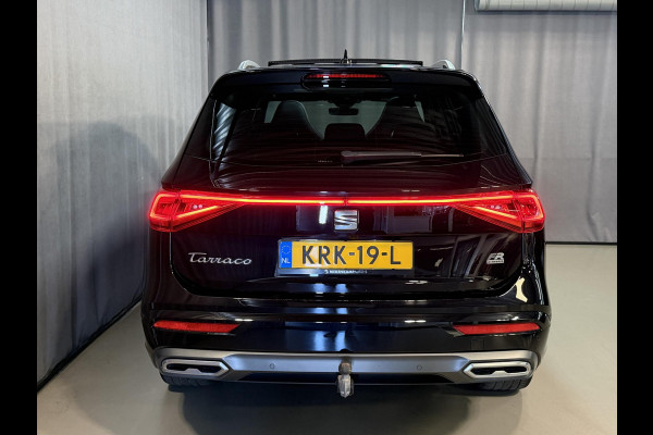 Seat Tarraco 1.4 TSI e-Hybrid PHEV FR Business FABRIEKSGARANTIE 03-2028 20"/Panoramadak/Trekhaak/360 camera/Keyless/Dodehoek/Elektrische klep/Stuur + stoelverwarming v+a