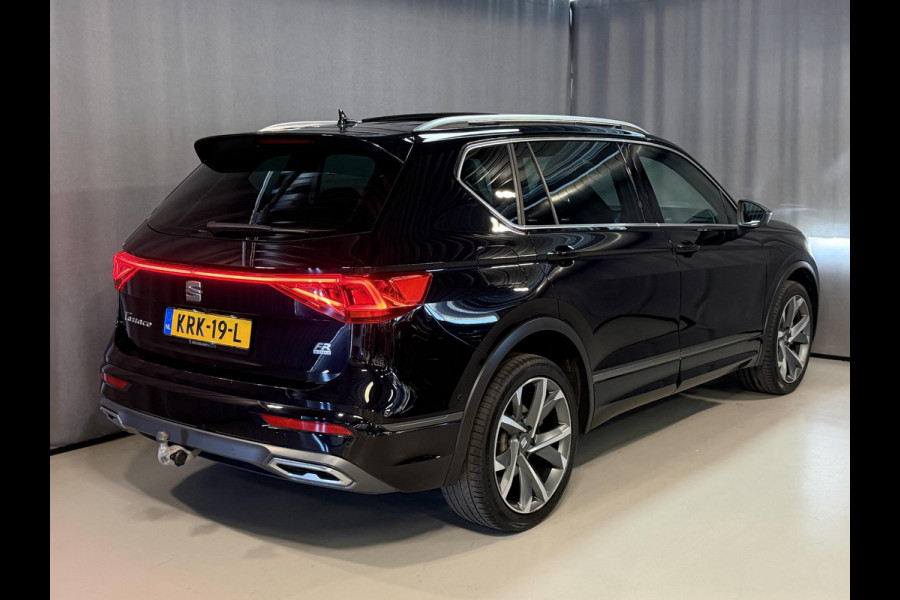 Seat Tarraco 1.4 TSI e-Hybrid PHEV FR Business FABRIEKSGARANTIE 03-2028 20"/Panoramadak/Trekhaak/360 camera/Keyless/Dodehoek/Elektrische klep/Stuur + stoelverwarming v+a