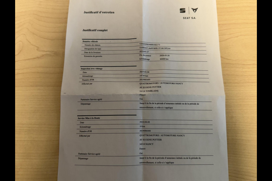 Seat Tarraco 1.4 TSI e-Hybrid PHEV FR Business FABRIEKSGARANTIE 03-2028 20"/Panoramadak/Trekhaak/360 camera/Keyless/Dodehoek/Elektrische klep/Stuur + stoelverwarming v+a