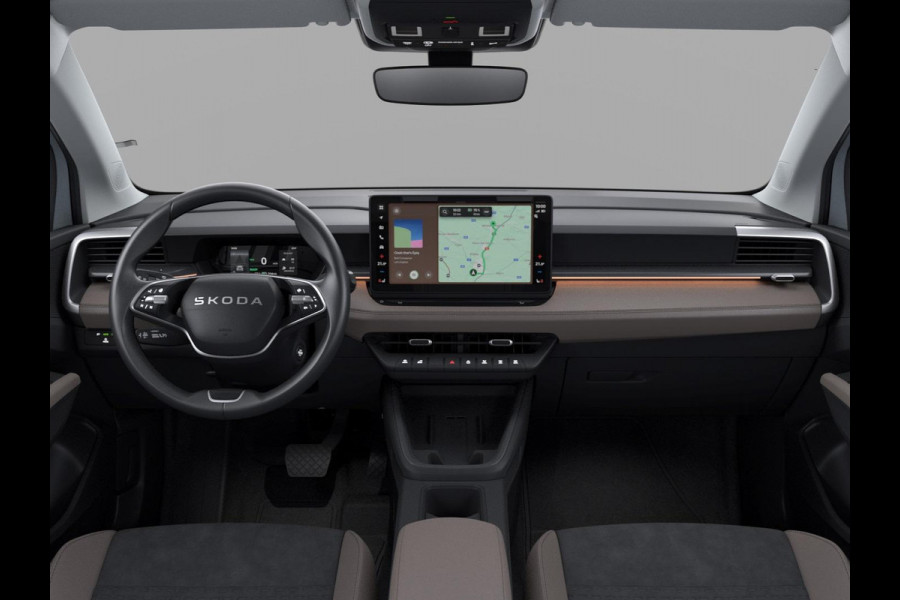 Škoda Epiq Business Launch Edition 56 kWh 211 pk | Suite Interieur | Light & View Pakket | Panorama Dak | Trekhaak |  19" lichtmetalen velgen Lark, zwart