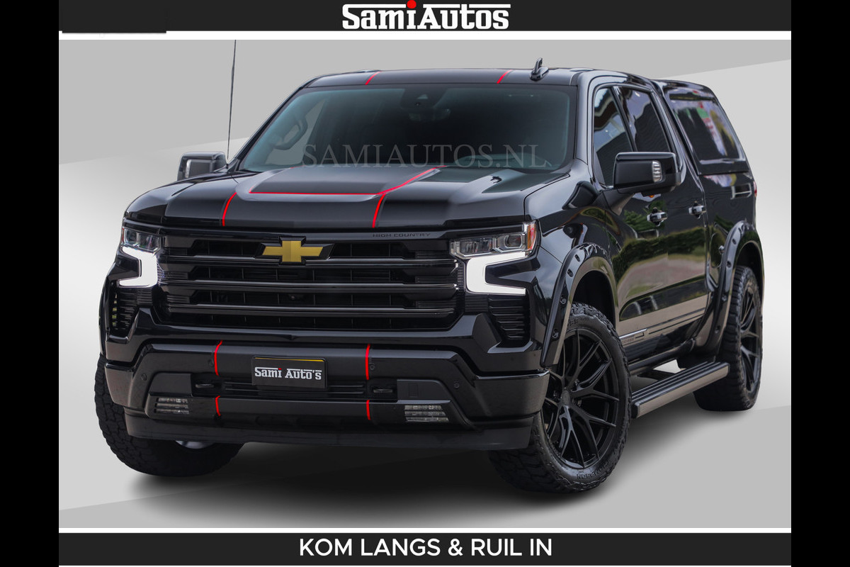 Chevrolet Silverado BEAST | HULK PACK | 6.2 V8 426PK | HUIF | BLACK OPS | BOM VOL | GARANTIE TOT 24-01-2028 | DC 5 PERSOONS | DUBBELE CABINE | HUD | COMFORT STOELEN GEKOELD EN VERWARMD | BOSE | EN NOG VEEL MEER ....|