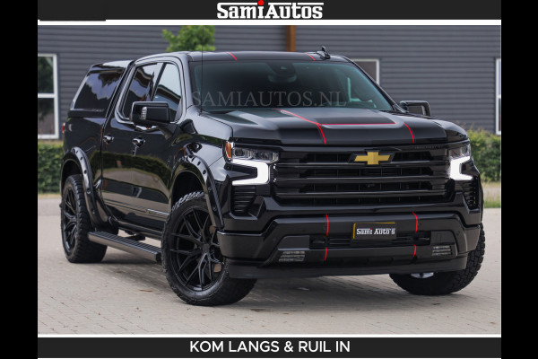 Chevrolet Silverado BEAST | HULK PACK | 6.2 V8 426PK | HUIF | BLACK OPS | BOM VOL | GARANTIE TOT 24-01-2028 | DC 5 PERSOONS | DUBBELE CABINE | HUD | COMFORT STOELEN GEKOELD EN VERWARMD | BOSE | EN NOG VEEL MEER ....|