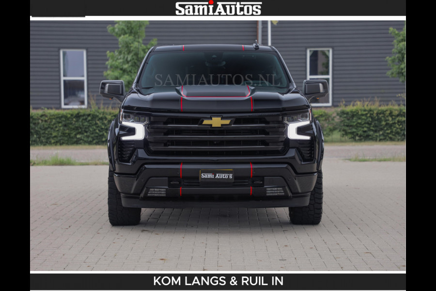 Chevrolet Silverado BEAST | HULK PACK | 6.2 V8 426PK | HUIF | BLACK OPS | BOM VOL | GARANTIE TOT 24-01-2028 | DC 5 PERSOONS | DUBBELE CABINE | HUD | COMFORT STOELEN GEKOELD EN VERWARMD | BOSE | EN NOG VEEL MEER ....|