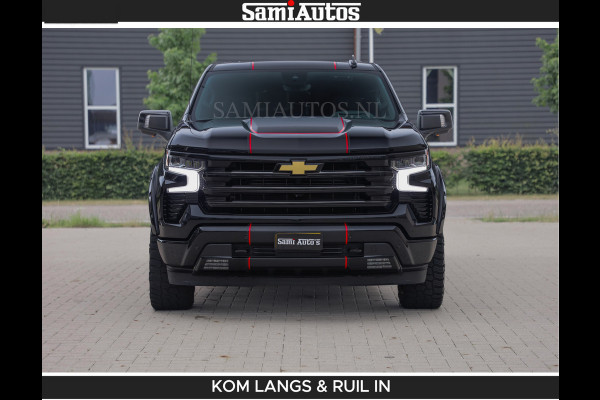 Chevrolet Silverado BEAST | HULK PACK | 6.2 V8 426PK | HUIF | BLACK OPS | BOM VOL | GARANTIE TOT 24-01-2028 | DC 5 PERSOONS | DUBBELE CABINE | HUD | COMFORT STOELEN GEKOELD EN VERWARMD | BOSE | EN NOG VEEL MEER ....|