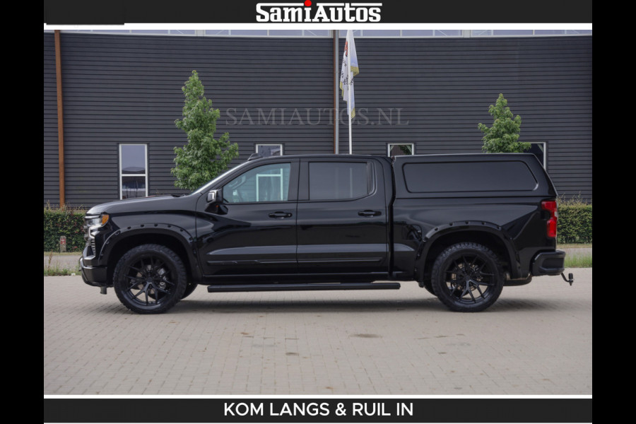 Chevrolet Silverado BEAST | HULK PACK | 6.2 V8 426PK | HUIF | BLACK OPS | BOM VOL | GARANTIE TOT 24-01-2028 | DC 5 PERSOONS | DUBBELE CABINE | HUD | COMFORT STOELEN GEKOELD EN VERWARMD | BOSE | EN NOG VEEL MEER ....|