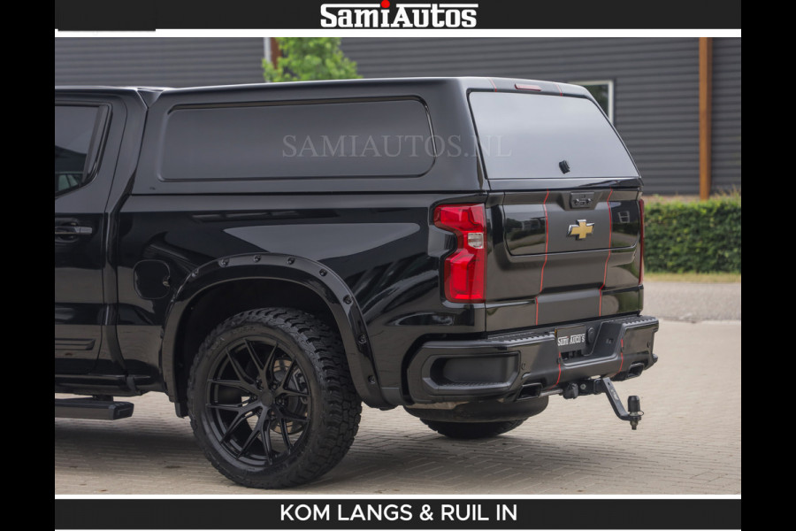 Chevrolet Silverado BEAST | HULK PACK | 6.2 V8 426PK | HUIF | BLACK OPS | BOM VOL | GARANTIE TOT 24-01-2028 | DC 5 PERSOONS | DUBBELE CABINE | HUD | COMFORT STOELEN GEKOELD EN VERWARMD | BOSE | EN NOG VEEL MEER ....|