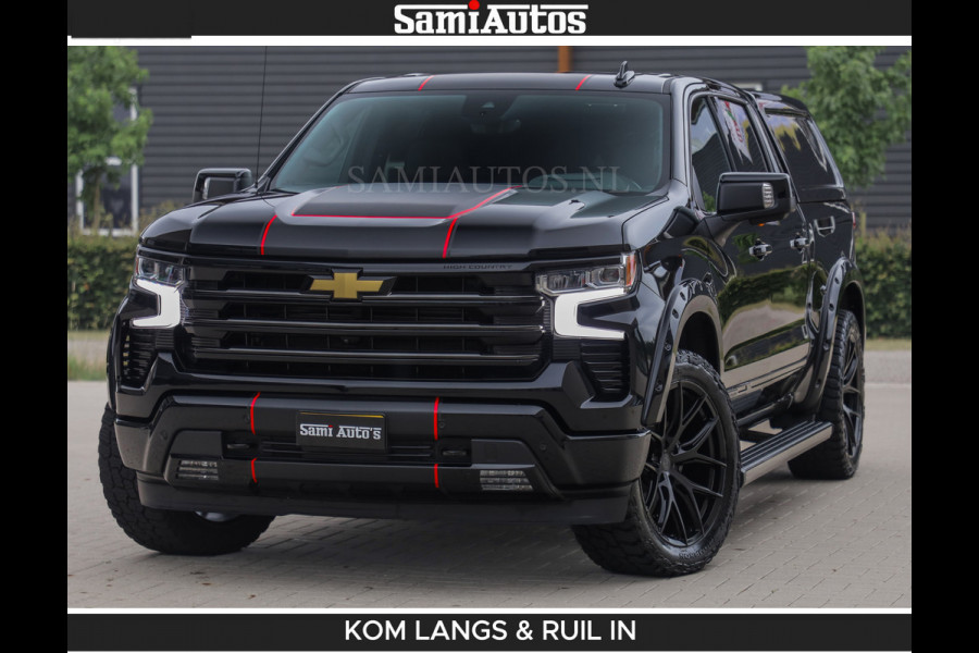 Chevrolet Silverado BEAST | HULK PACK | 6.2 V8 426PK | HUIF | BLACK OPS | BOM VOL | GARANTIE TOT 24-01-2028 | DC 5 PERSOONS | DUBBELE CABINE | HUD | COMFORT STOELEN GEKOELD EN VERWARMD | BOSE | EN NOG VEEL MEER ....|