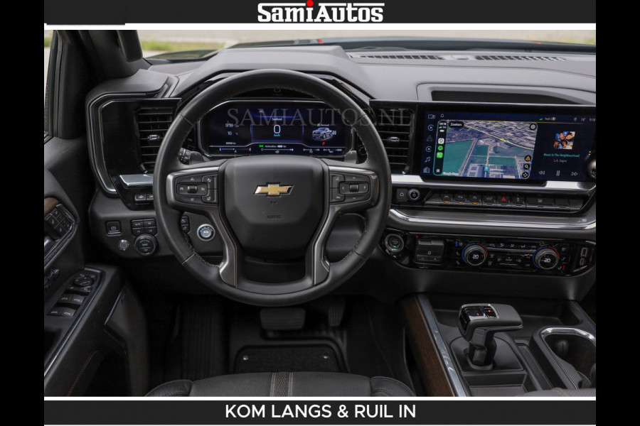 Chevrolet Silverado BEAST | HULK PACK | 6.2 V8 426PK | HUIF | BLACK OPS | BOM VOL | GARANTIE TOT 24-01-2028 | DC 5 PERSOONS | DUBBELE CABINE | HUD | COMFORT STOELEN GEKOELD EN VERWARMD | BOSE | EN NOG VEEL MEER ....|