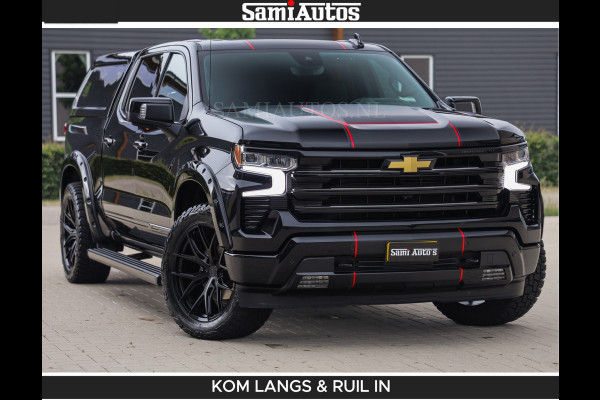 Chevrolet Silverado BEAST | HULK PACK | 6.2 V8 426PK | HUIF | BLACK OPS | BOM VOL | GARANTIE TOT 24-01-2028 | DC 5 PERSOONS | DUBBELE CABINE | HUD | COMFORT STOELEN GEKOELD EN VERWARMD | BOSE | EN NOG VEEL MEER ....|
