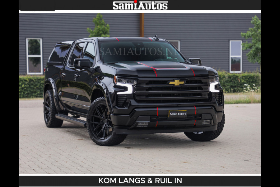 Chevrolet Silverado BEAST | HULK PACK | 6.2 V8 426PK | HUIF | BLACK OPS | BOM VOL | GARANTIE TOT 24-01-2028 | DC 5 PERSOONS | DUBBELE CABINE | HUD | COMFORT STOELEN GEKOELD EN VERWARMD | BOSE | EN NOG VEEL MEER ....|