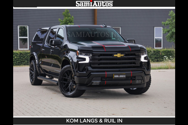 Chevrolet Silverado BEAST | HULK PACK | 6.2 V8 426PK | HUIF | BLACK OPS | BOM VOL | GARANTIE TOT 24-01-2028 | DC 5 PERSOONS | DUBBELE CABINE | HUD | COMFORT STOELEN GEKOELD EN VERWARMD | BOSE | EN NOG VEEL MEER ....|
