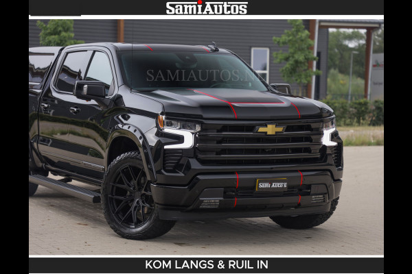 Chevrolet Silverado BEAST | HULK PACK | 6.2 V8 426PK | HUIF | BLACK OPS | BOM VOL | GARANTIE TOT 24-01-2028 | DC 5 PERSOONS | DUBBELE CABINE | HUD | COMFORT STOELEN GEKOELD EN VERWARMD | BOSE | EN NOG VEEL MEER ....|
