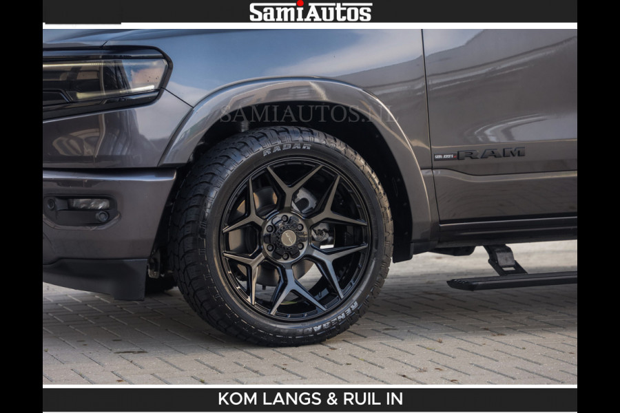 Dodge Ram LIMITED 5.7 V8 402PK | HUD | 4PL WHEELS | LUCHTVERING |OPEN UILAAT KLEP | BOM VOL | GRANITE CRYSTAL | DC | CREW CAB | DUBBELE CABINE | 5 PERSOONS GRIJSKENTEKEN | EERSTE EIGENAAR | TOP STAAT 44000 KM |