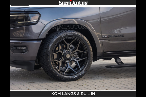 Dodge Ram LIMITED 5.7 V8 402PK | HUD | 4PL WHEELS | LUCHTVERING |OPEN UILAAT KLEP | BOM VOL | GRANITE CRYSTAL | DC | CREW CAB | DUBBELE CABINE | 5 PERSOONS GRIJSKENTEKEN | EERSTE EIGENAAR | TOP STAAT 44000 KM |