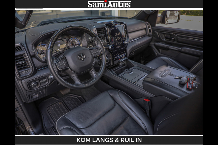 Dodge Ram LIMITED 5.7 V8 402PK | HUD | 4PL WHEELS | LUCHTVERING |OPEN UILAAT KLEP | BOM VOL | GRANITE CRYSTAL | DC | CREW CAB | DUBBELE CABINE | 5 PERSOONS GRIJSKENTEKEN | EERSTE EIGENAAR | TOP STAAT 44000 KM |