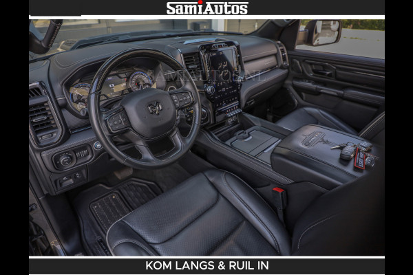 Dodge Ram LIMITED 5.7 V8 402PK | HUD | 4PL WHEELS | LUCHTVERING |OPEN UILAAT KLEP | BOM VOL | GRANITE CRYSTAL | DC | CREW CAB | DUBBELE CABINE | 5 PERSOONS GRIJSKENTEKEN | EERSTE EIGENAAR | TOP STAAT 44000 KM |