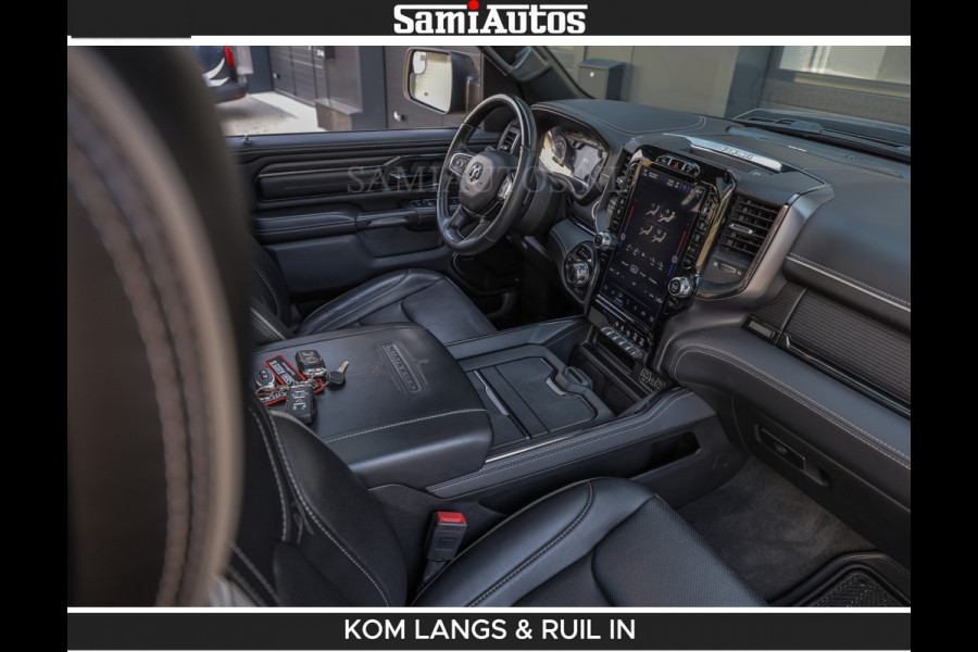 Dodge Ram LIMITED 5.7 V8 402PK | HUD | 4PL WHEELS | LUCHTVERING |OPEN UILAAT KLEP | BOM VOL | GRANITE CRYSTAL | DC | CREW CAB | DUBBELE CABINE | 5 PERSOONS GRIJSKENTEKEN | EERSTE EIGENAAR | TOP STAAT 44000 KM |