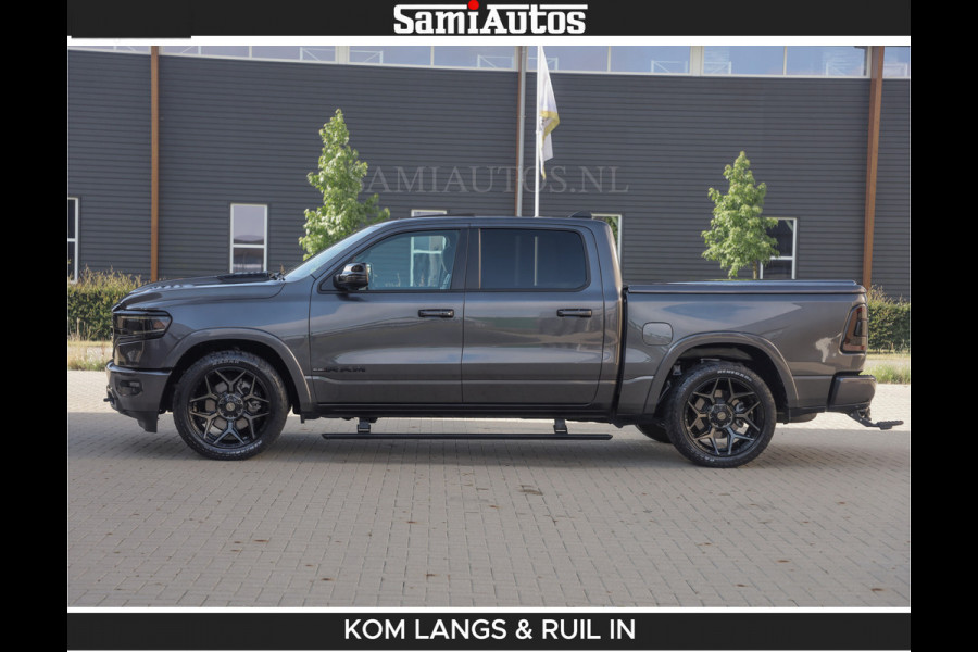 Dodge Ram LIMITED 5.7 V8 402PK | HUD | 4PL WHEELS | LUCHTVERING |OPEN UILAAT KLEP | BOM VOL | GRANITE CRYSTAL | DC | CREW CAB | DUBBELE CABINE | 5 PERSOONS GRIJSKENTEKEN | EERSTE EIGENAAR | TOP STAAT 44000 KM |