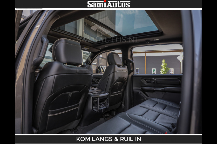 Dodge Ram LIMITED 5.7 V8 402PK | HUD | 4PL WHEELS | LUCHTVERING |OPEN UILAAT KLEP | BOM VOL | GRANITE CRYSTAL | DC | CREW CAB | DUBBELE CABINE | 5 PERSOONS GRIJSKENTEKEN | EERSTE EIGENAAR | TOP STAAT 44000 KM |