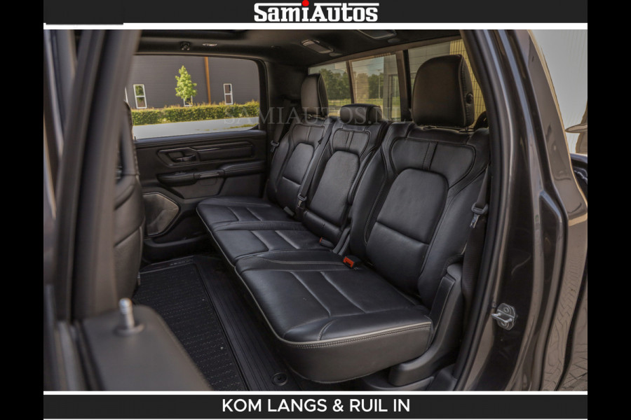 Dodge Ram LIMITED 5.7 V8 402PK | HUD | 4PL WHEELS | LUCHTVERING |OPEN UILAAT KLEP | BOM VOL | GRANITE CRYSTAL | DC | CREW CAB | DUBBELE CABINE | 5 PERSOONS GRIJSKENTEKEN | EERSTE EIGENAAR | TOP STAAT 44000 KM |