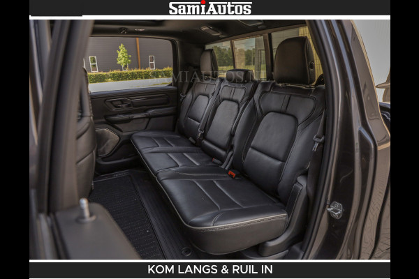 Dodge Ram LIMITED 5.7 V8 402PK | HUD | 4PL WHEELS | LUCHTVERING |OPEN UILAAT KLEP | BOM VOL | GRANITE CRYSTAL | DC | CREW CAB | DUBBELE CABINE | 5 PERSOONS GRIJSKENTEKEN | EERSTE EIGENAAR | TOP STAAT 44000 KM |