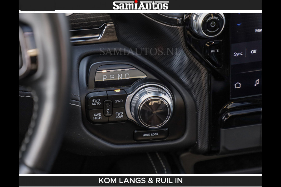 Dodge Ram LIMITED 5.7 V8 402PK | HUD | 4PL WHEELS | LUCHTVERING |OPEN UILAAT KLEP | BOM VOL | GRANITE CRYSTAL | DC | CREW CAB | DUBBELE CABINE | 5 PERSOONS GRIJSKENTEKEN | EERSTE EIGENAAR | TOP STAAT 44000 KM |