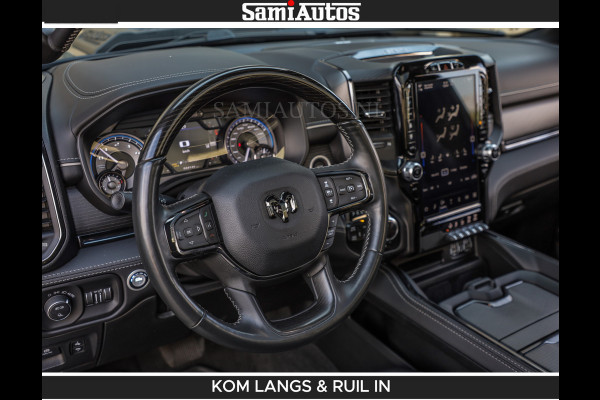 Dodge Ram LIMITED 5.7 V8 402PK | HUD | 4PL WHEELS | LUCHTVERING |OPEN UILAAT KLEP | BOM VOL | GRANITE CRYSTAL | DC | CREW CAB | DUBBELE CABINE | 5 PERSOONS GRIJSKENTEKEN | EERSTE EIGENAAR | TOP STAAT 44000 KM |