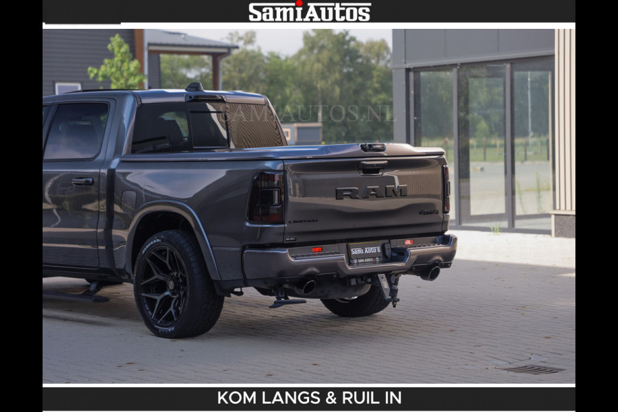Dodge Ram LIMITED 5.7 V8 402PK | HUD | 4PL WHEELS | LUCHTVERING |OPEN UILAAT KLEP | BOM VOL | GRANITE CRYSTAL | DC | CREW CAB | DUBBELE CABINE | 5 PERSOONS GRIJSKENTEKEN | EERSTE EIGENAAR | TOP STAAT 44000 KM |