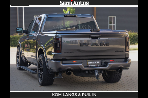 Dodge Ram LIMITED 5.7 V8 402PK | HUD | 4PL WHEELS | LUCHTVERING |OPEN UILAAT KLEP | BOM VOL | GRANITE CRYSTAL | DC | CREW CAB | DUBBELE CABINE | 5 PERSOONS GRIJSKENTEKEN | EERSTE EIGENAAR | TOP STAAT 44000 KM |