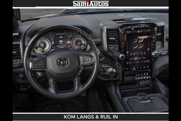 Dodge Ram LIMITED 5.7 V8 402PK | HUD | 4PL WHEELS | LUCHTVERING |OPEN UILAAT KLEP | BOM VOL | GRANITE CRYSTAL | DC | CREW CAB | DUBBELE CABINE | 5 PERSOONS GRIJSKENTEKEN | EERSTE EIGENAAR | TOP STAAT 44000 KM |