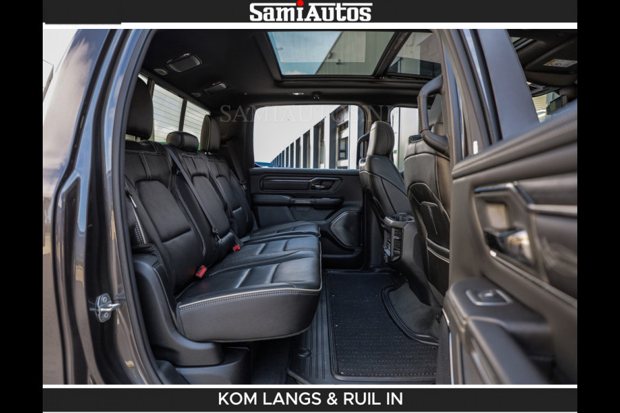 Dodge Ram LIMITED 5.7 V8 402PK | HUD | 4PL WHEELS | LUCHTVERING |OPEN UILAAT KLEP | BOM VOL | GRANITE CRYSTAL | DC | CREW CAB | DUBBELE CABINE | 5 PERSOONS GRIJSKENTEKEN | EERSTE EIGENAAR | TOP STAAT 44000 KM |