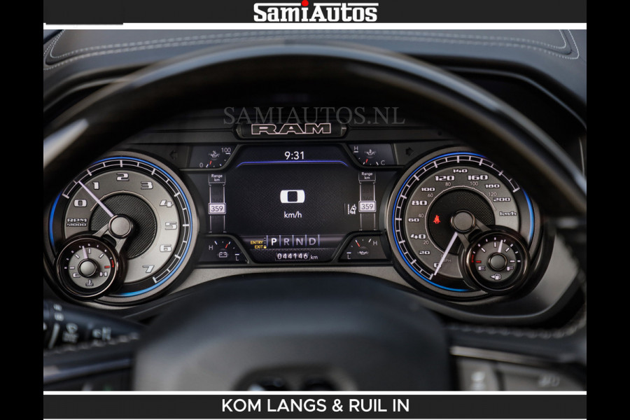 Dodge Ram LIMITED 5.7 V8 402PK | HUD | 4PL WHEELS | LUCHTVERING |OPEN UILAAT KLEP | BOM VOL | GRANITE CRYSTAL | DC | CREW CAB | DUBBELE CABINE | 5 PERSOONS GRIJSKENTEKEN | EERSTE EIGENAAR | TOP STAAT 44000 KM |