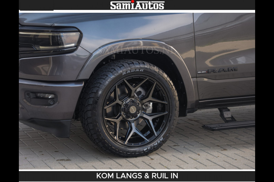 Dodge Ram LIMITED 5.7 V8 402PK | HUD | 4PL WHEELS | LUCHTVERING |OPEN UILAAT KLEP | BOM VOL | GRANITE CRYSTAL | DC | CREW CAB | DUBBELE CABINE | 5 PERSOONS GRIJSKENTEKEN | EERSTE EIGENAAR | TOP STAAT 44000 KM |