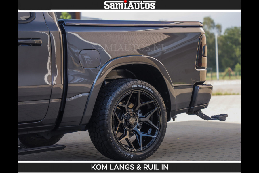 Dodge Ram LIMITED 5.7 V8 402PK | HUD | 4PL WHEELS | LUCHTVERING |OPEN UILAAT KLEP | BOM VOL | GRANITE CRYSTAL | DC | CREW CAB | DUBBELE CABINE | 5 PERSOONS GRIJSKENTEKEN | EERSTE EIGENAAR | TOP STAAT 44000 KM |
