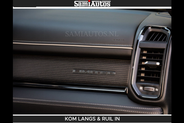 Dodge Ram LIMITED 5.7 V8 402PK | HUD | 4PL WHEELS | LUCHTVERING |OPEN UILAAT KLEP | BOM VOL | GRANITE CRYSTAL | DC | CREW CAB | DUBBELE CABINE | 5 PERSOONS GRIJSKENTEKEN | EERSTE EIGENAAR | TOP STAAT 44000 KM |