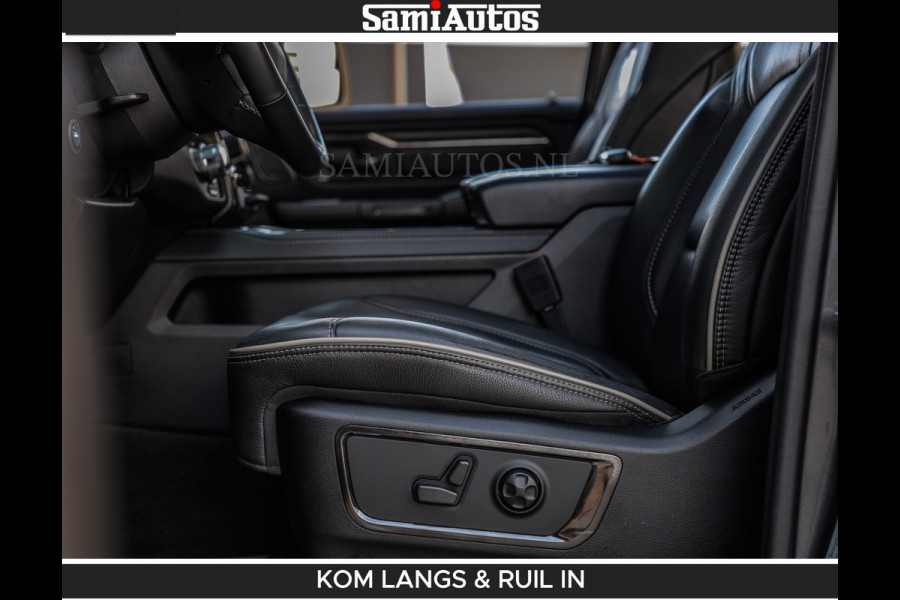 Dodge Ram LIMITED 5.7 V8 402PK | HUD | 4PL WHEELS | LUCHTVERING |OPEN UILAAT KLEP | BOM VOL | GRANITE CRYSTAL | DC | CREW CAB | DUBBELE CABINE | 5 PERSOONS GRIJSKENTEKEN | EERSTE EIGENAAR | TOP STAAT 44000 KM |