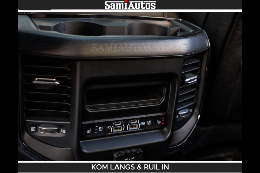 Dodge Ram LIMITED 5.7 V8 402PK | HUD | 4PL WHEELS | LUCHTVERING |OPEN UILAAT KLEP | BOM VOL | GRANITE CRYSTAL | DC | CREW CAB | DUBBELE CABINE | 5 PERSOONS GRIJSKENTEKEN | EERSTE EIGENAAR | TOP STAAT 44000 KM |