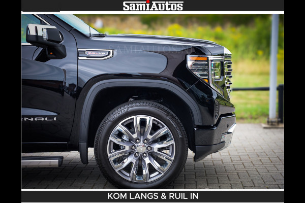 GMC Sierra DENALI | All-In Prijs | 6,2 V8 Full Option | De Meest Luxe Pick-Up in zijn Klasse | Comfortabele Dubbele Cabine met Royale 5 Zitplaatsen | BPM vrij | Nu Leverbaar uit Voorraad | Voorraad Nr 2232 | De specialist in Amerikaanse pick‑ups in Nederland en Europa.