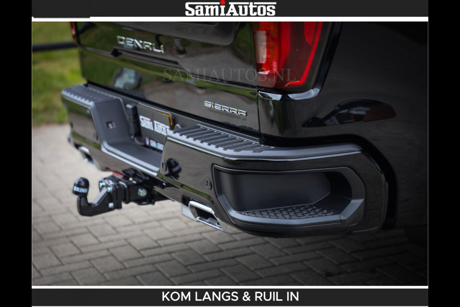GMC Sierra DENALI | All-In Prijs | 6,2 V8 Full Option | De Meest Luxe Pick-Up in zijn Klasse | Comfortabele Dubbele Cabine met Royale 5 Zitplaatsen | BPM vrij | Nu Leverbaar uit Voorraad | Voorraad Nr 2232 | De specialist in Amerikaanse pick‑ups in Nederland en Europa.